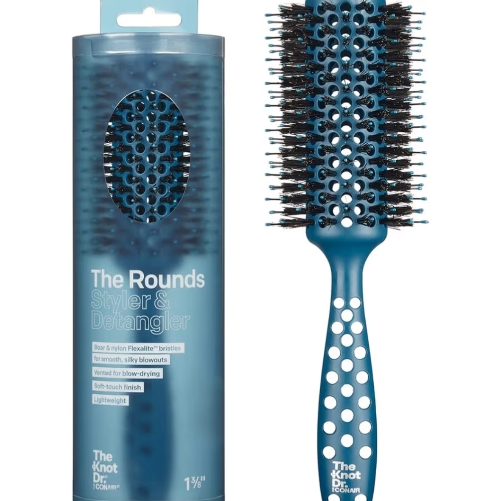 The Knot Dr. The Rounds Styler & Detangler Brush‎